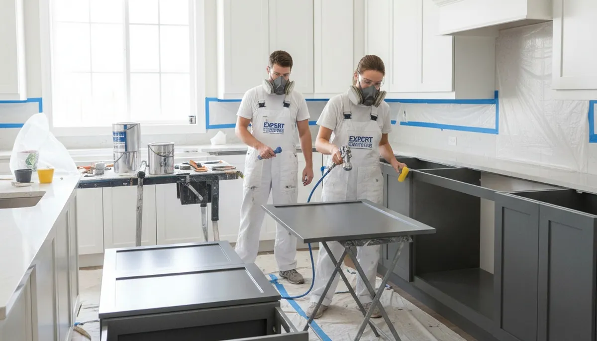 Cabinet painting service in Charleston, SC for durable, coastal-ready kitchen finishes