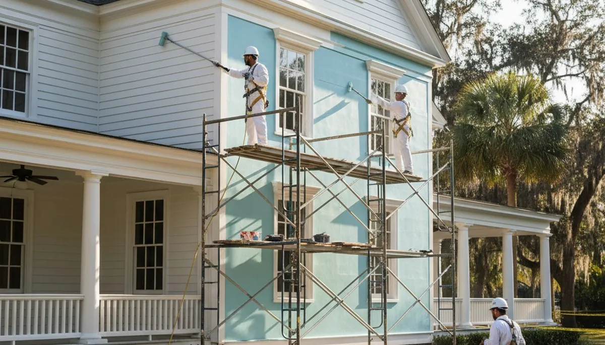 Charleston, SC painting contractor delivering professional interior and exterior painting services
