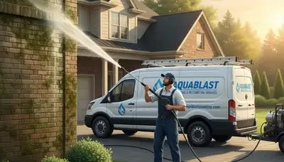Charleston, SC pressure washing service cleaning home exterior for curb appeal