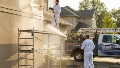 Charleston Paint Pros pressure cleaning service in Charleston, SC for siding, decks, and exterior surfaces